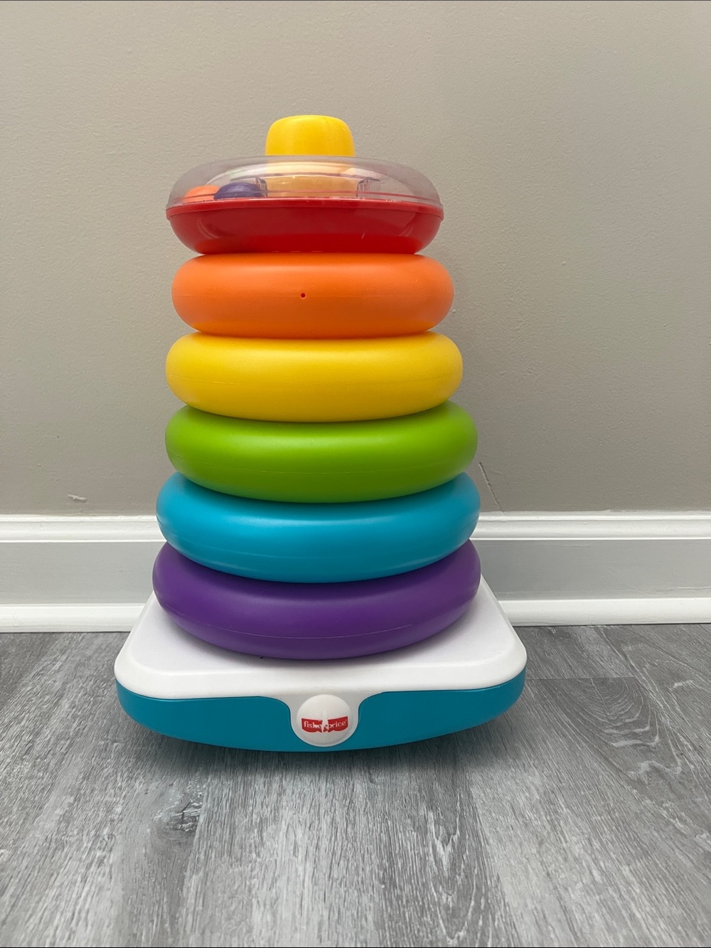 Fisher-Price Giant Rock-a-Stack Infant and Toddler Stacking Toy